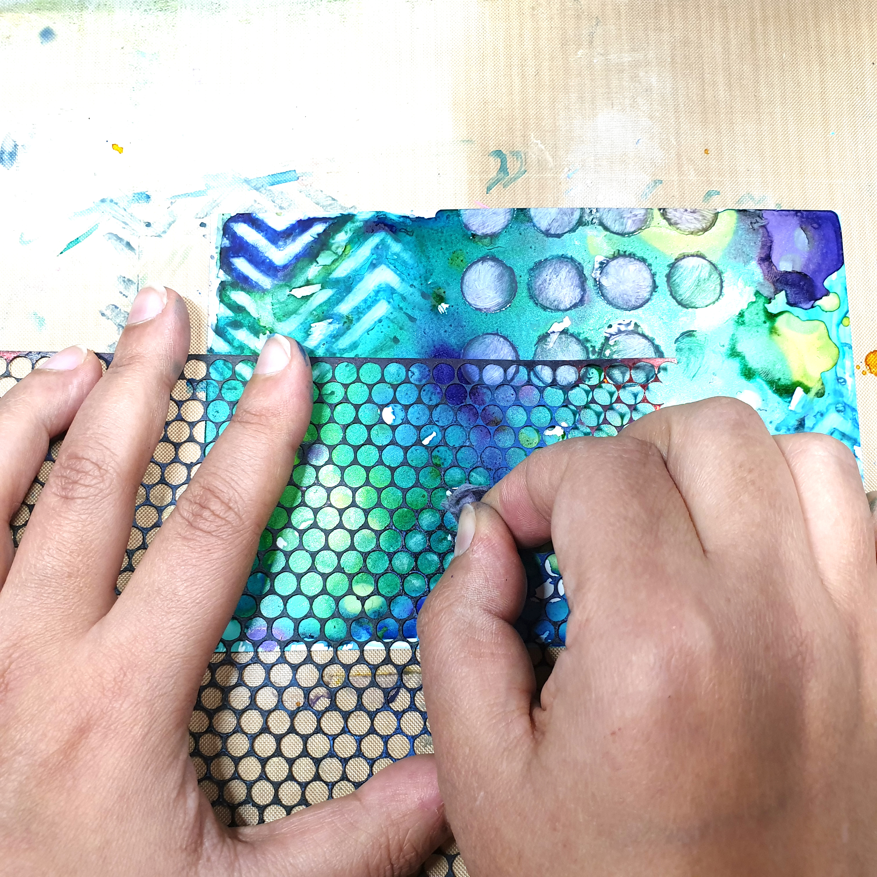 Art Journaling on Grafix Craft Plastic